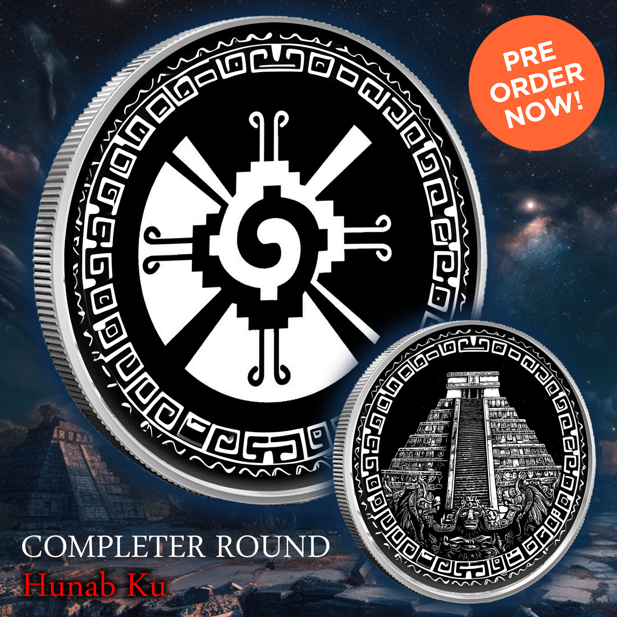 2024 1oz Colorized Aztec Shadows Completer Round 5 - Captain’s Chest Bullion