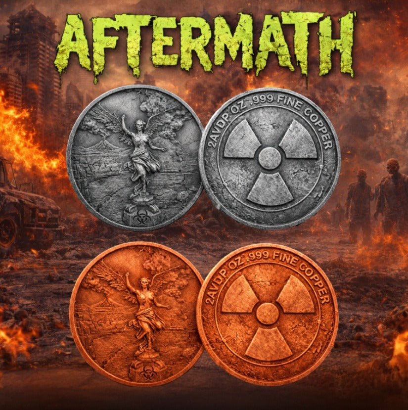 2026 Aftermath 2 - 2oz High Relief Copper Zombie Angels Infinity Capsule - Captain’s Chest Bullion
