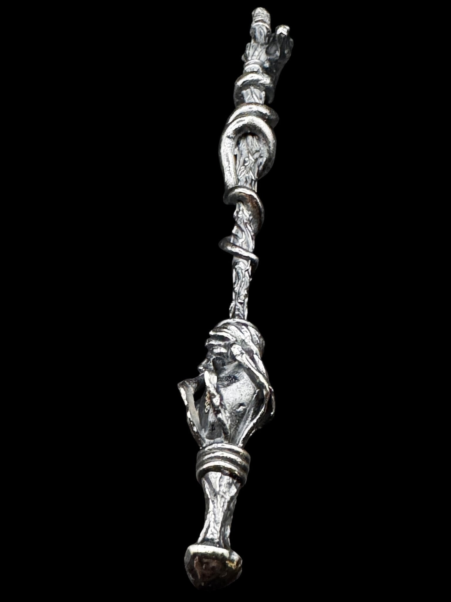 1oz Brilliant Uncirculated Finish .999 Silver Lunar Year of the Snake Staff Piece