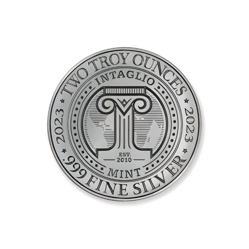 Intaglio UFOs Over Rio 2 Troy Ounce 39mm