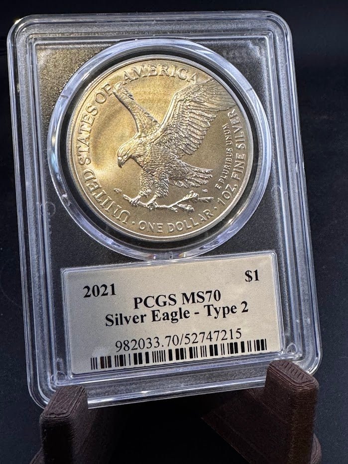 Ultra Breaks 2021 Silver Eagle Special Edition PCGS MS70 Type 1 - 1 oz Silver Coin - Captain’s Chest Bullion