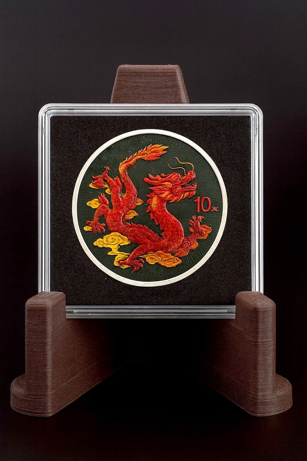2025 China Chinese Dragon BU Metallic Colorized 1oz .999 Silver Coin - Captain’s Chest Bullion