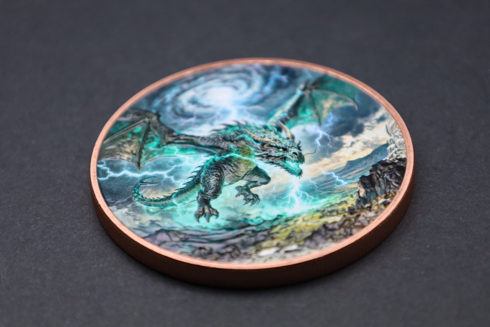 2026 Dragon Flight 5oz .999 Fine Copper in Capsule - Captain’s Chest Bullion