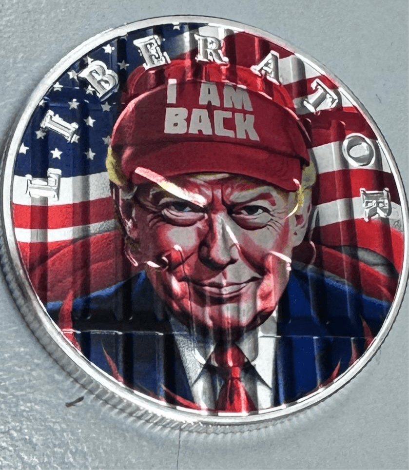 2022 Liberator Donald Trump “I’m Back” .999 Silver Liberator Coin