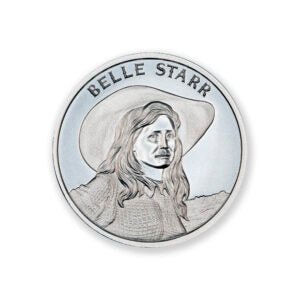 Intaglio Wild West Legend Series Belle Starr 1oz .999 Silver