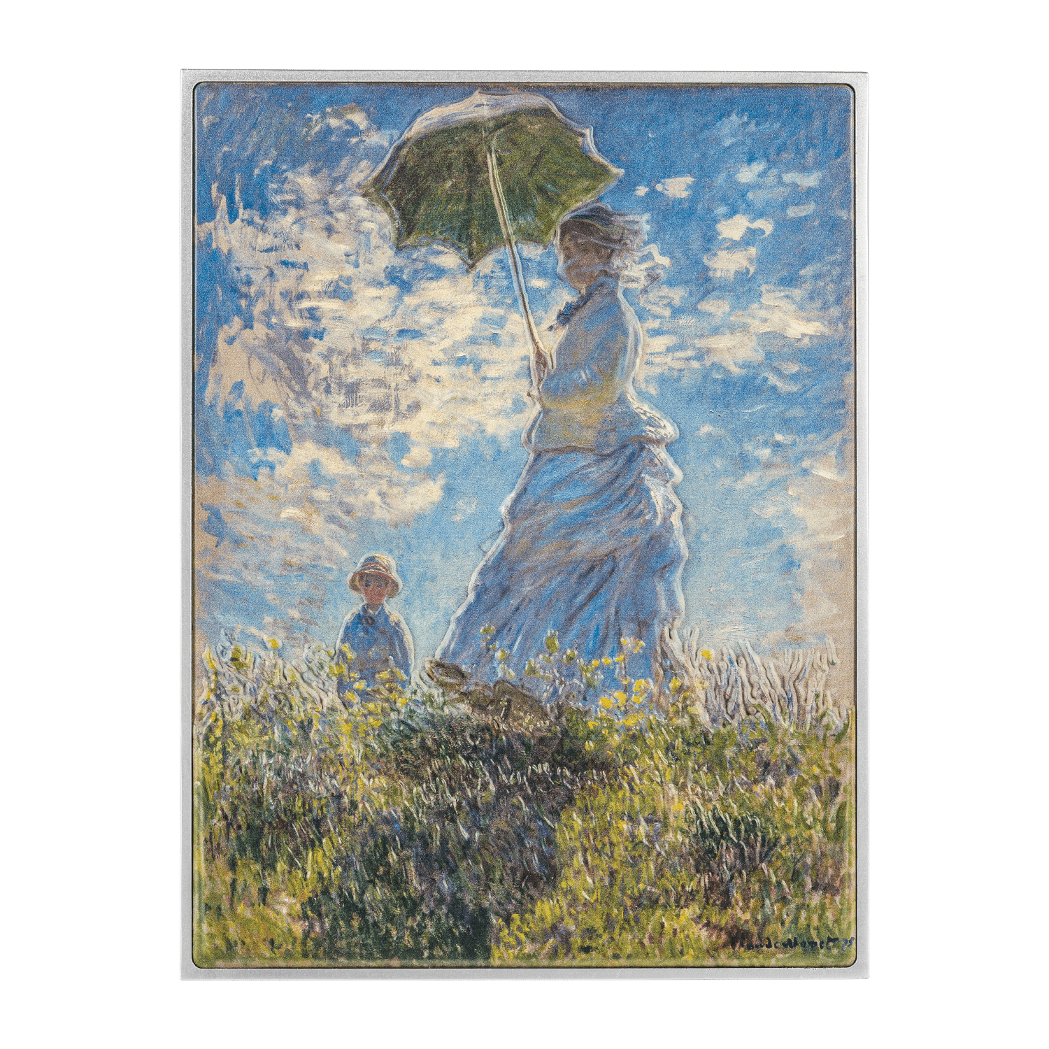 Madame Monet and Her Son 1875 by Claude Monet 2.5 oz Silver Coin - Captain’s Chest Bullion